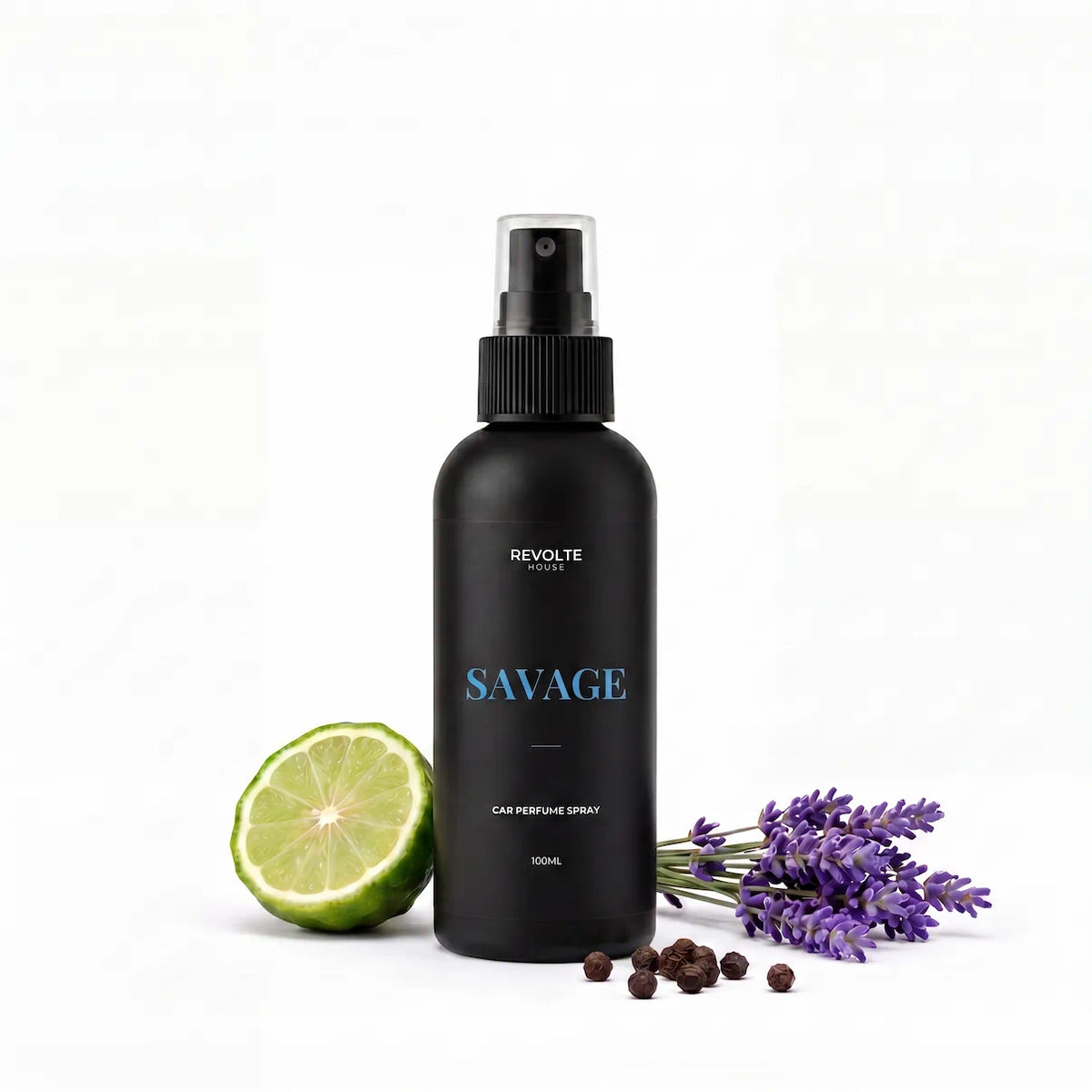 Savage autoparfum spray 100 ml met bergamot, lavendel, patchouli en cederhout